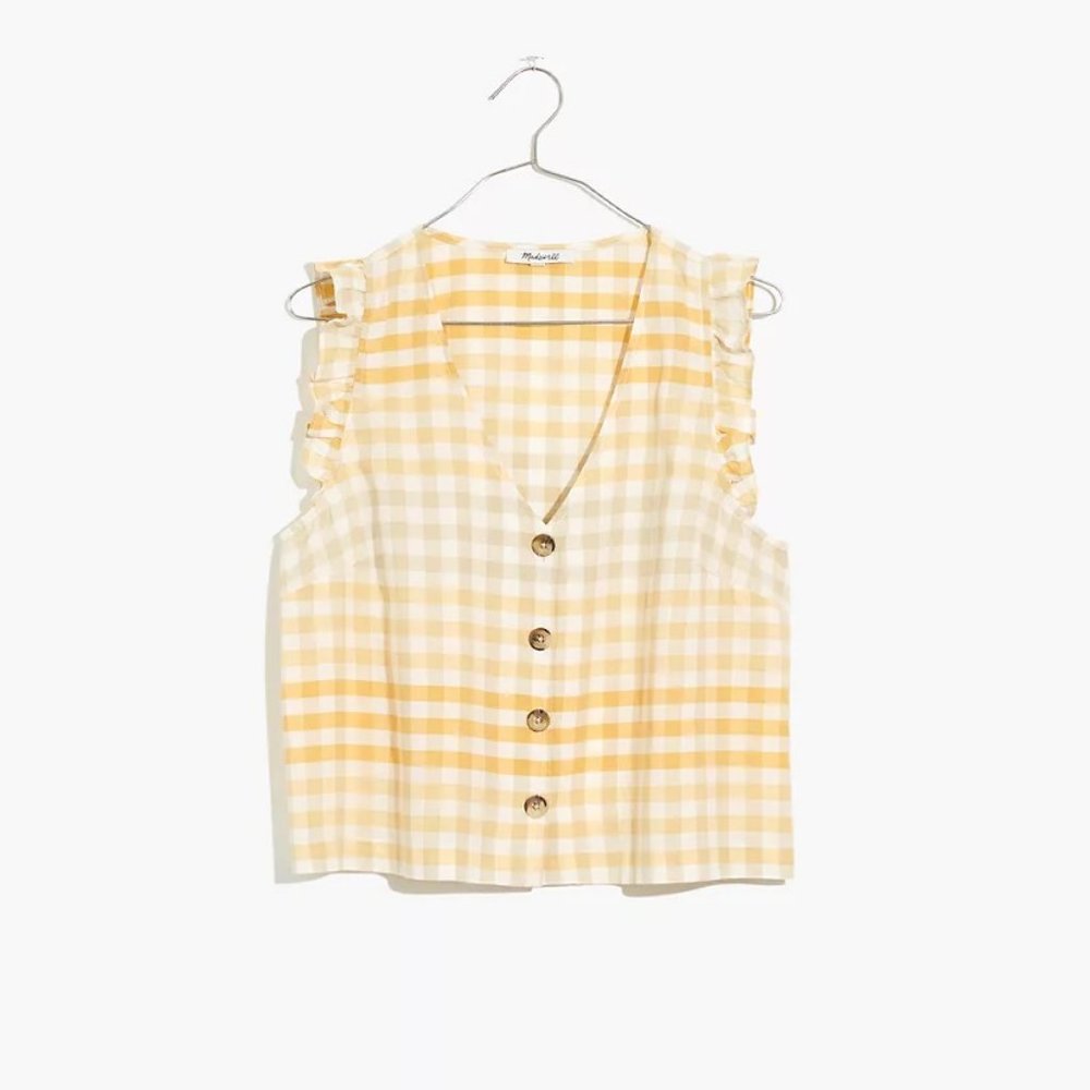 Madewell Button-Front Tank